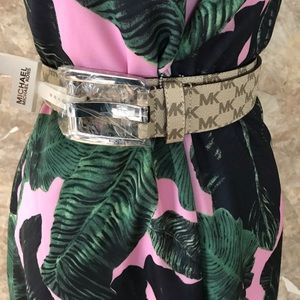 Michael Kors Signature Logo Belt